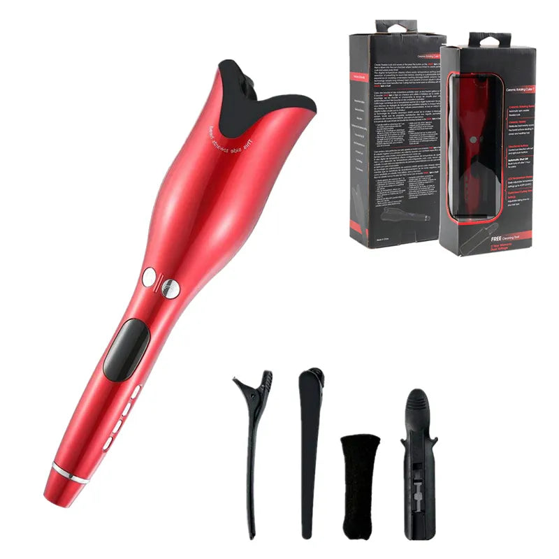Ceramic Rotating Air Curler Air Spin Wand Styler Automatic Hair Curler