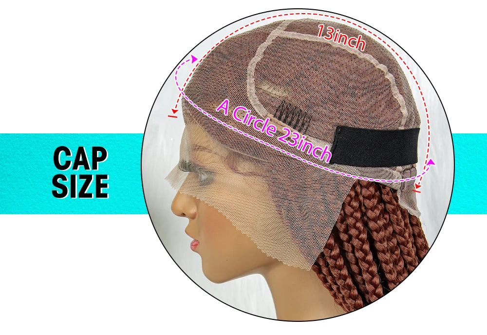 Lace Braided Crochet Knotless Box Cornrow With Beads