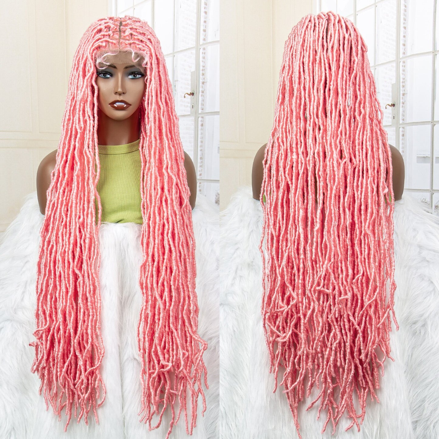 Lace Knotless Dreadlock Synthetic Full Lace Frontal Wigs - Supreme Lush Hair