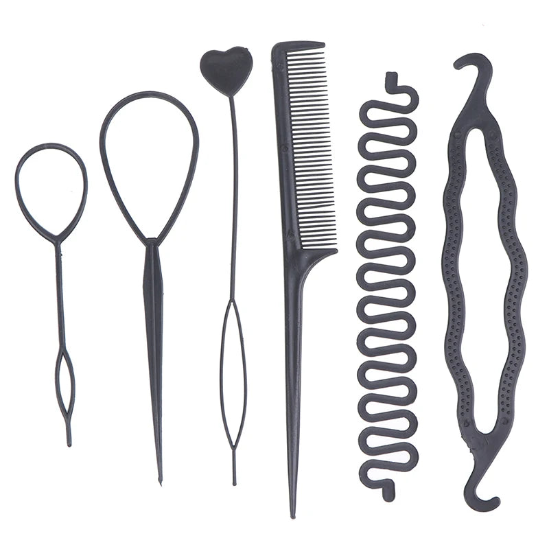 Hair Styling Tools Set DIY Braiding Braider Accessories Hairpin Twist Bun Barrettes Clips For Women Hairdressing