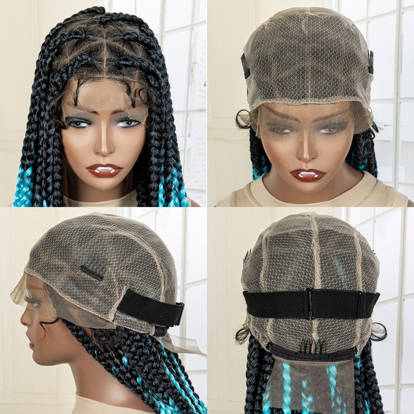 Full Lace Cornrow Box Braids Wigs - Supreme Lush Hair