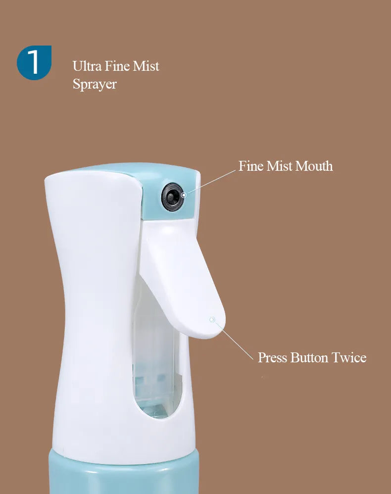 Mist Spray Bottle for Curly Hair Styling Product