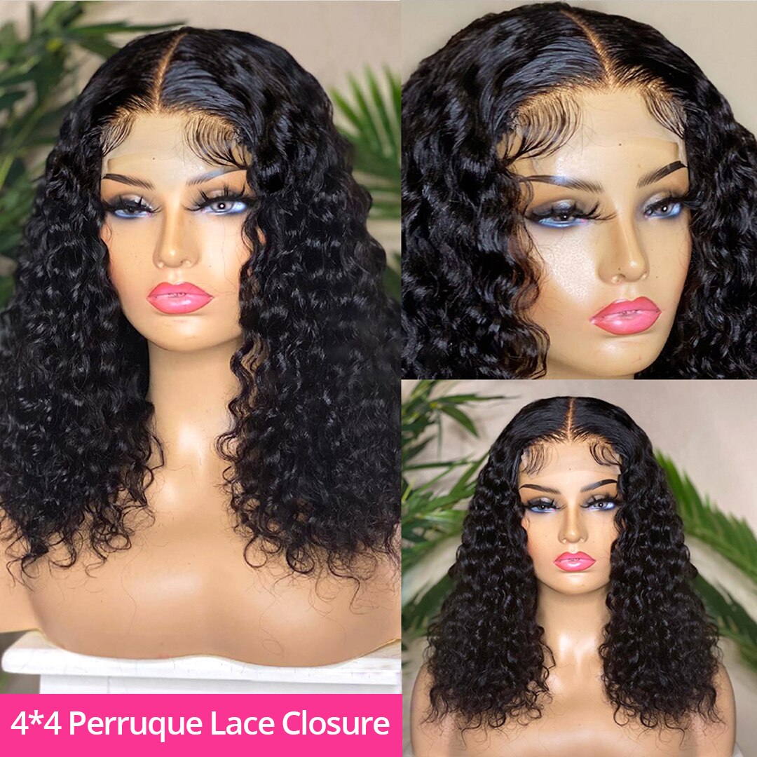 Water Wave Lace Frontal Human Hair Wigs - Supreme Lush Hair