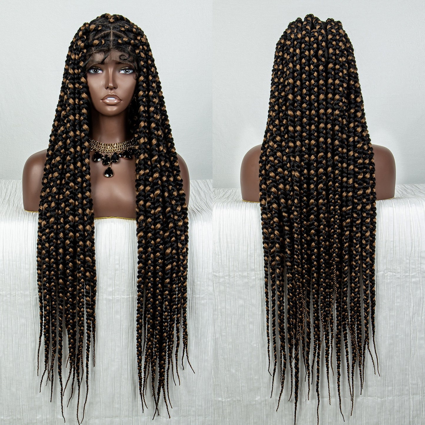 Braided Full Lace Lace Wig Box Braids - Supreme Lush Hair