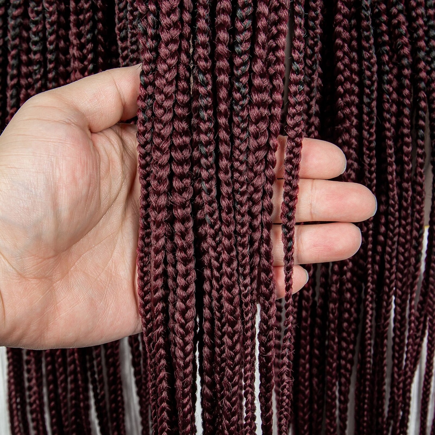Lace Front Braided Long Cornrow Synthetic Box Braids - Supreme Lush Hair