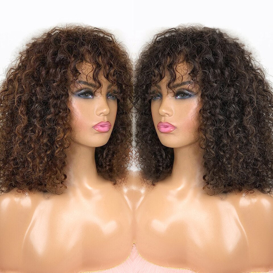 Short Bob Deep Wave Curly Natural Human Hair - Supreme Lush Hair