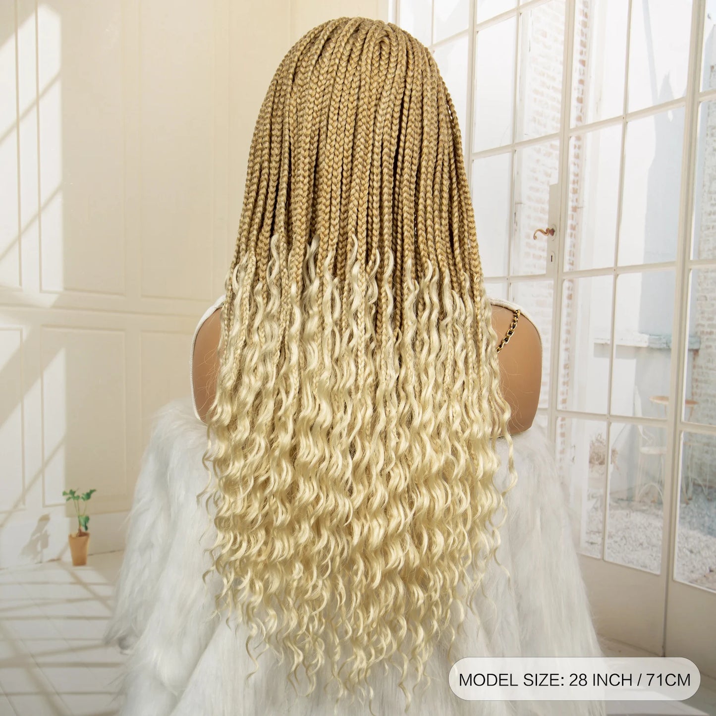 Lace Frontal Knotless Cornrow Braids