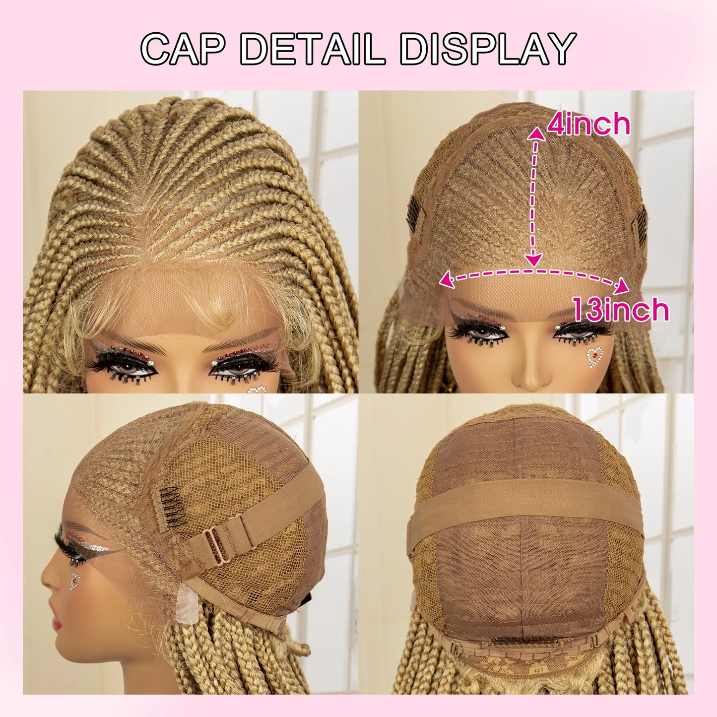 Lace Frontal Knotless Cornrow Braids