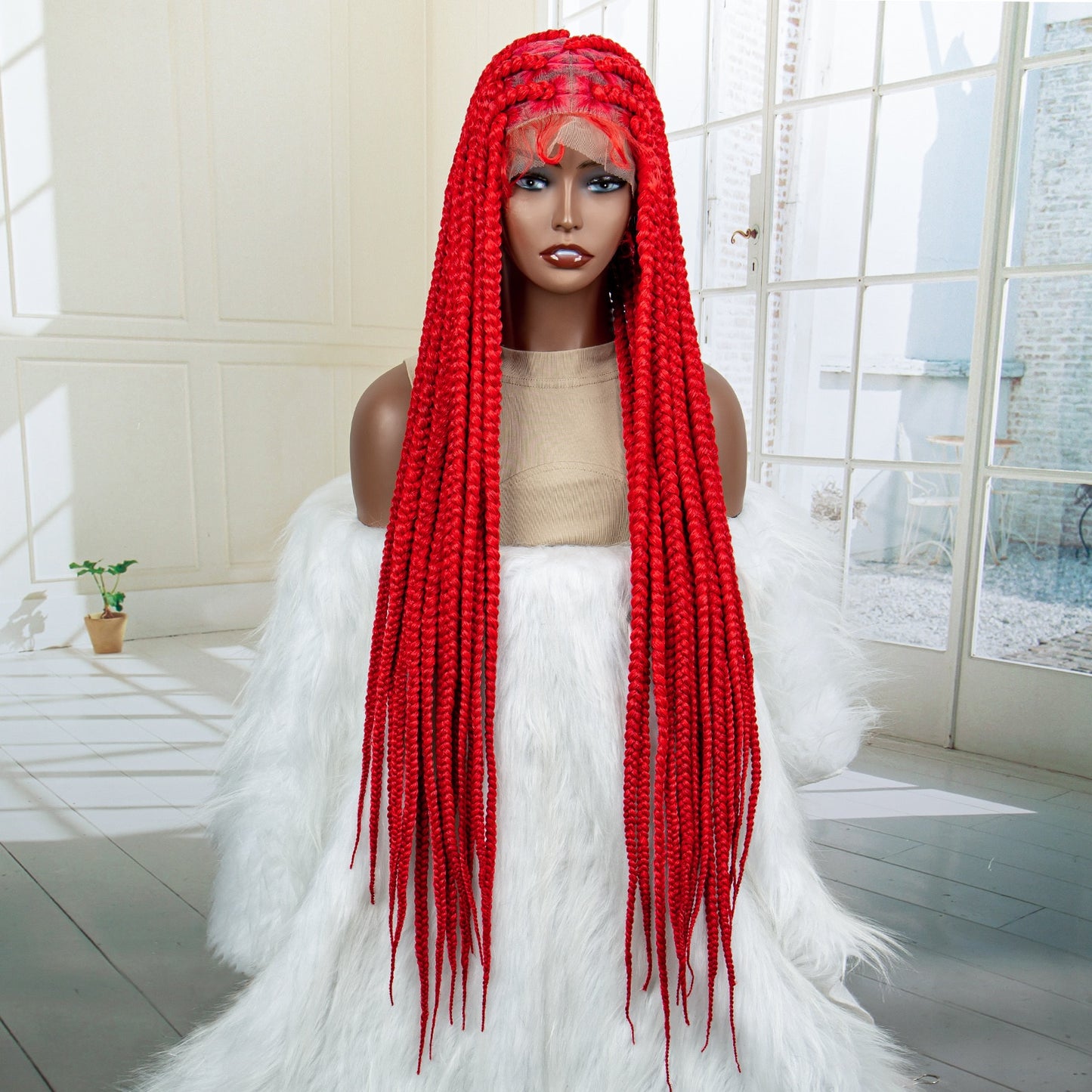 Full Lace Cornrow Box Braids Wigs - Supreme Lush Hair