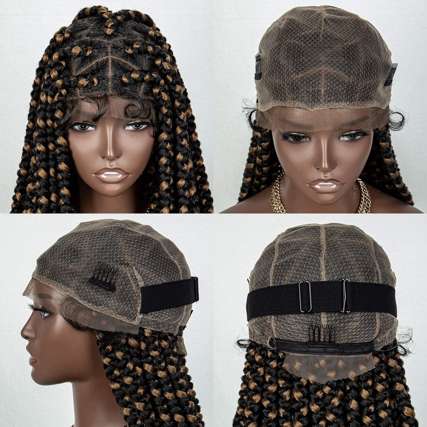 Braided Full Lace Lace Wig Box Braids - Supreme Lush Hair