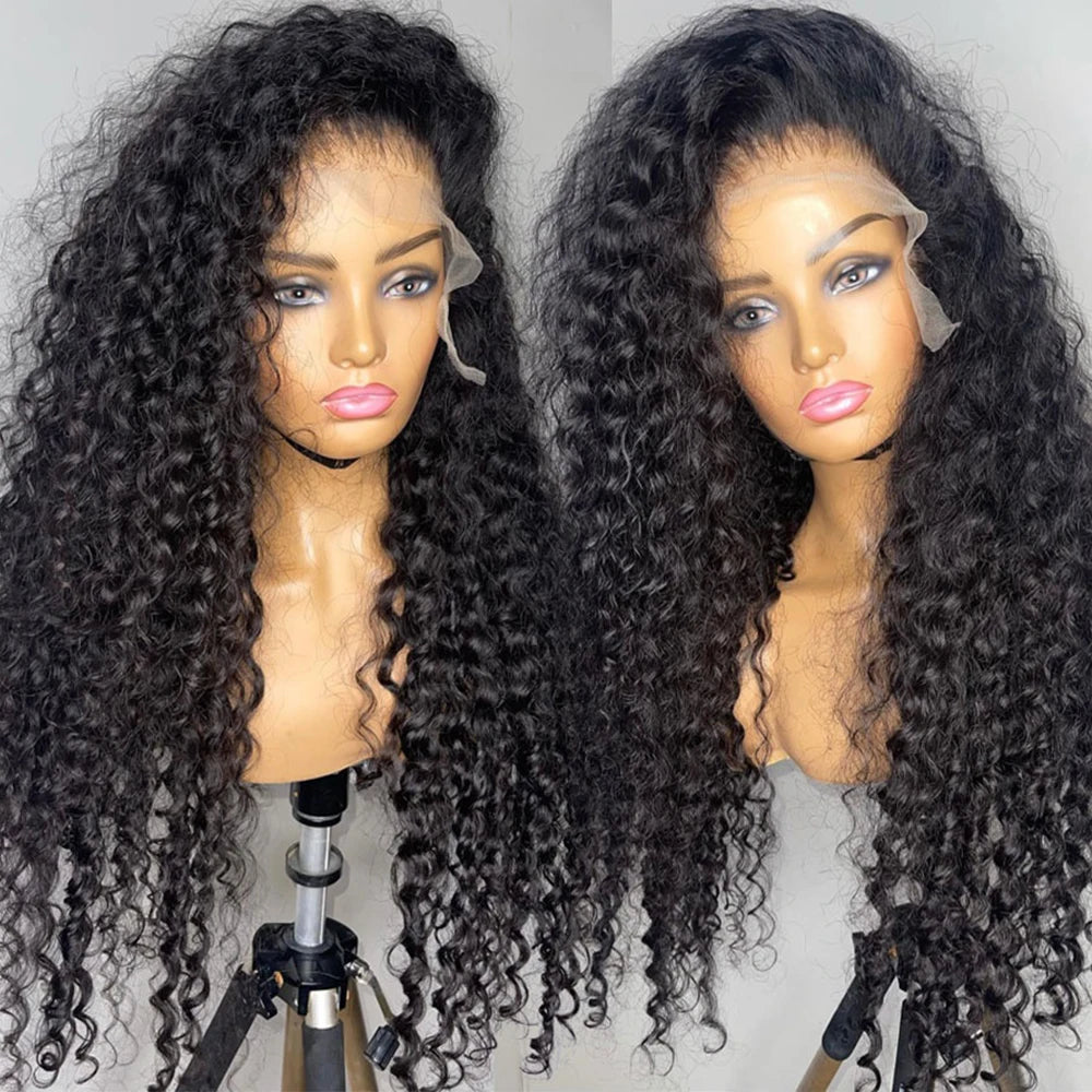 Deep wave frontal HD Lace Front Curly Brazilian Hair - Supreme Lush Hair