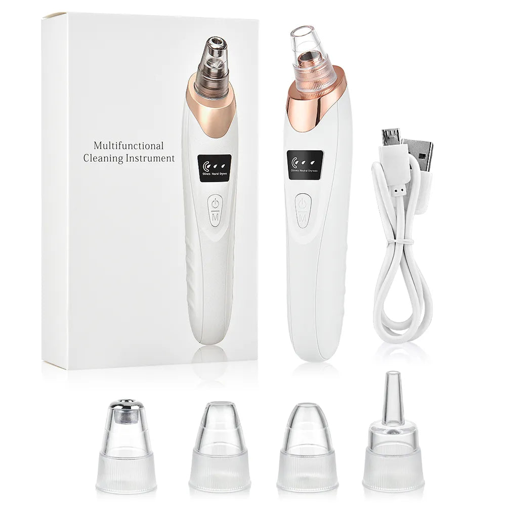 Acne Cleaner Black Spots Removal Facial Deep Cleansing Pore Electric Blackhead Remover Vacuum