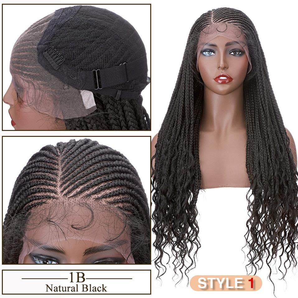 Cornrow Braids Lace Wig - Supreme Lush Hair