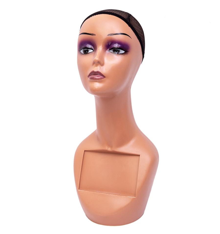 Realistic Mannequin Head For Wigs - Supreme Lush Hair