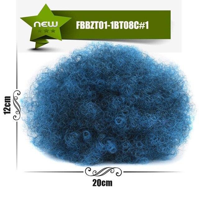 Afro Puff Hair Bun Ponytail Synthetic Kinky Curly Ponytail - Supreme Lush Hair