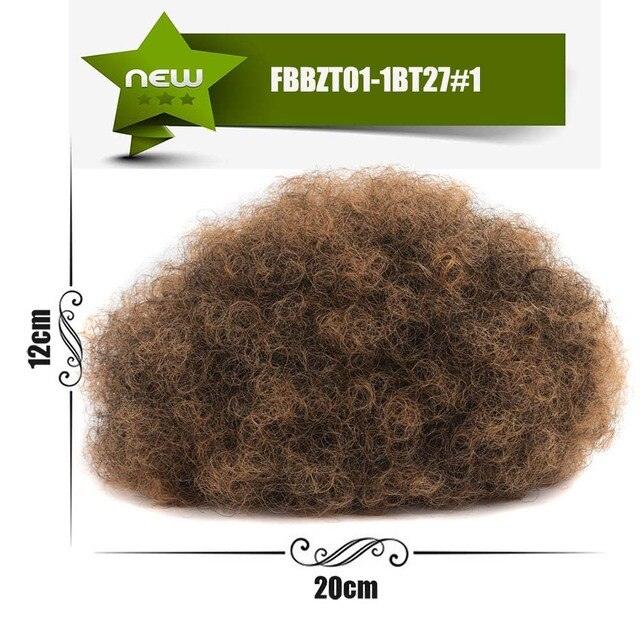 Afro Puff Hair Bun Ponytail Synthetic Kinky Curly Ponytail - Supreme Lush Hair