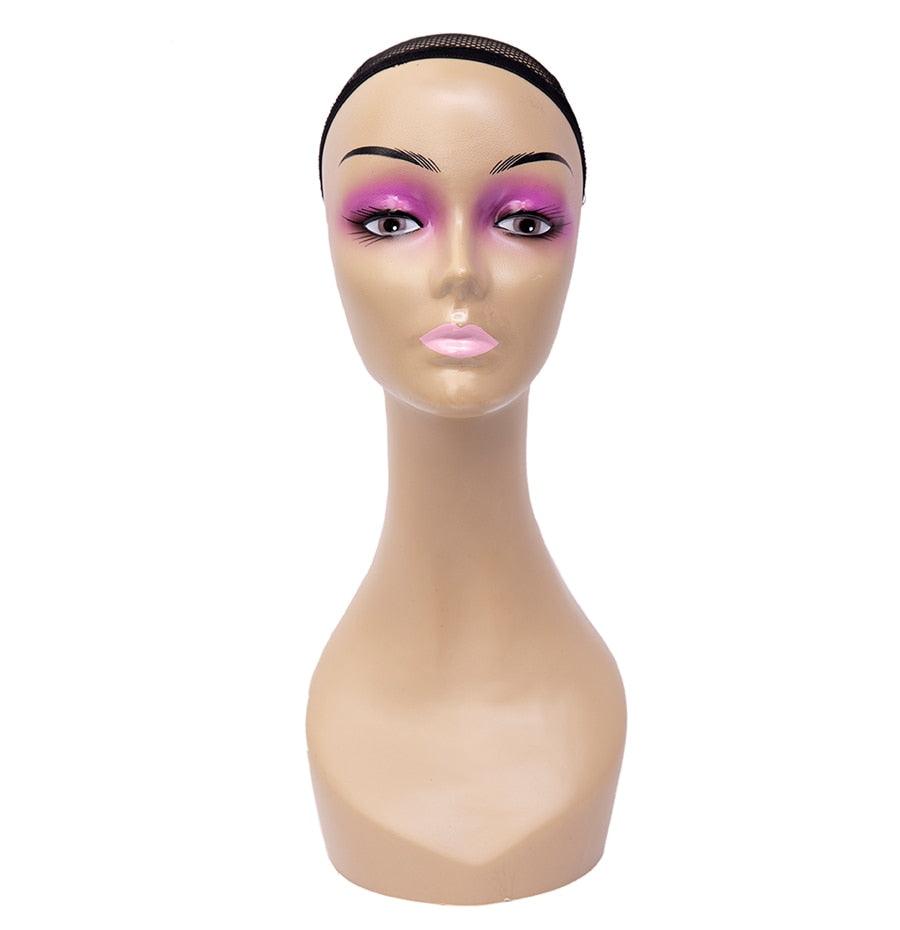 Realistic Mannequin Head For Wigs - Supreme Lush Hair