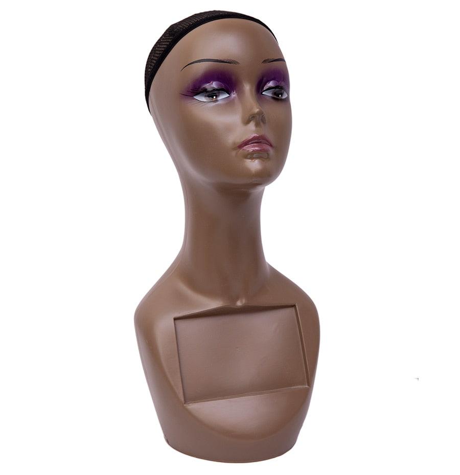 Realistic Mannequin Head For Wigs - Supreme Lush Hair