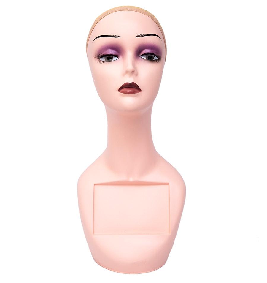 Realistic Mannequin Head For Wigs - Supreme Lush Hair