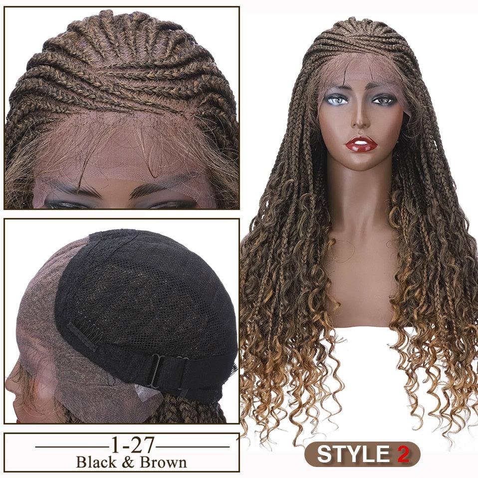 Cornrow Braids Lace Wig - Supreme Lush Hair