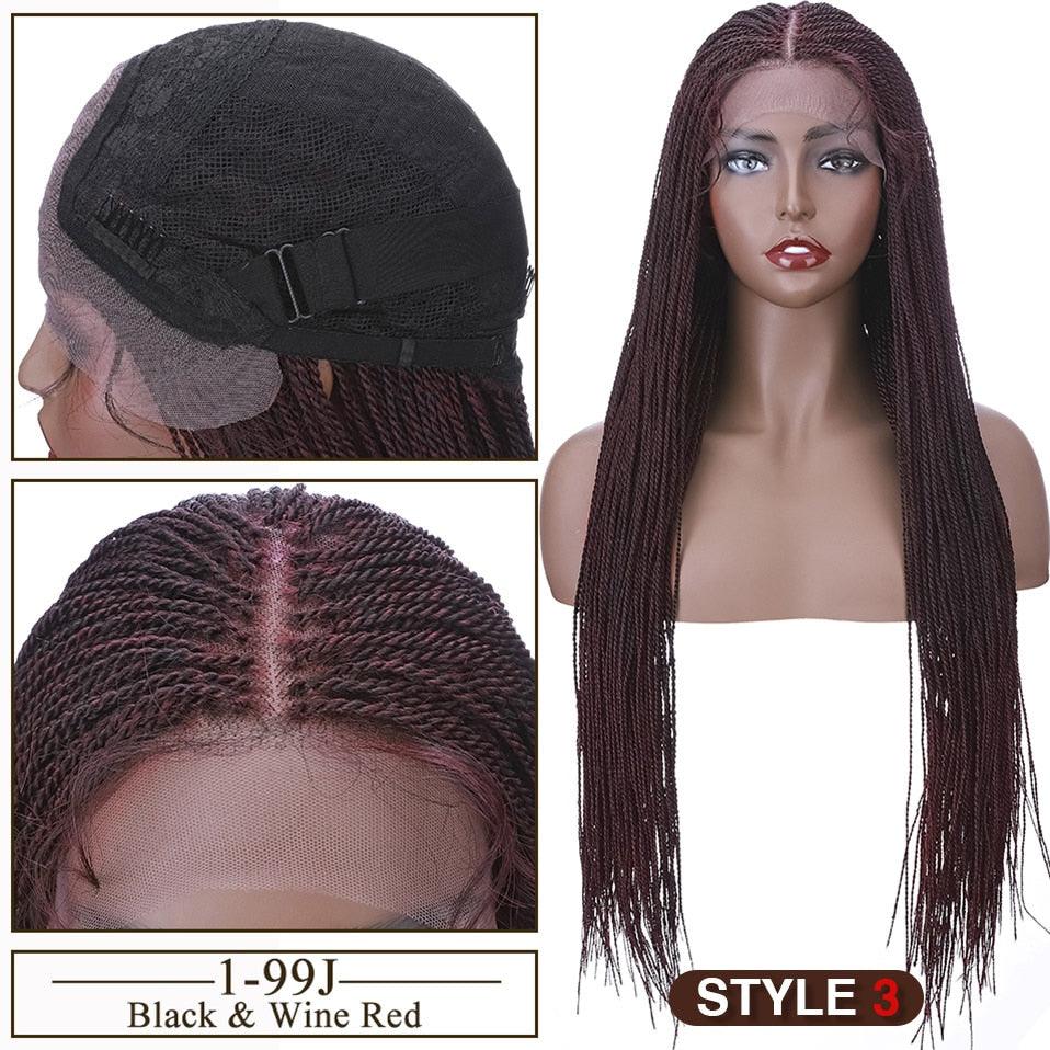 Cornrow Braids Lace Wig - Supreme Lush Hair