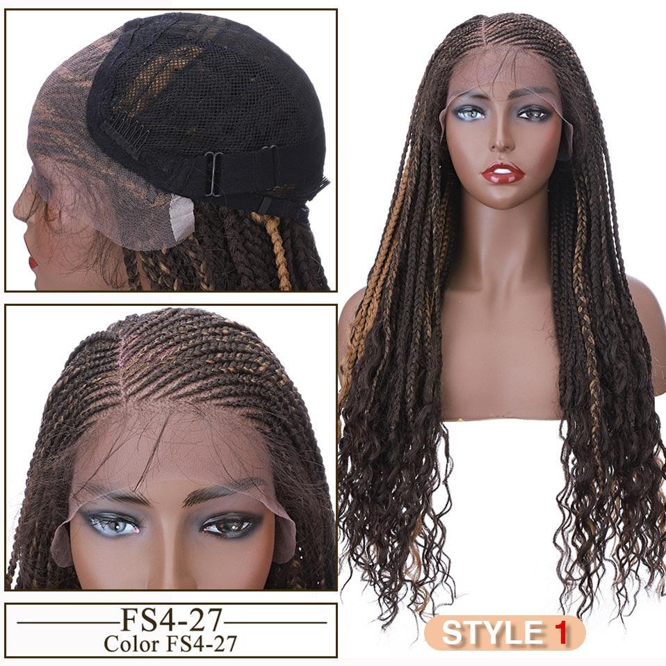 Cornrow Braids Lace Wig - Supreme Lush Hair