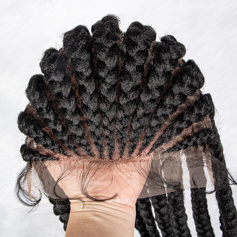 Lace Front Braided 36 inches Synthetic Wigs - Supreme Lush Hair