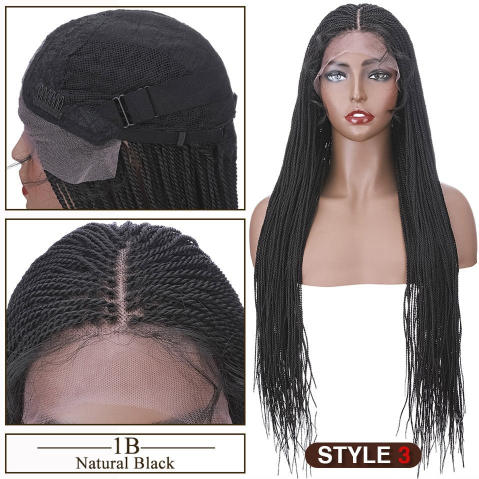 Cornrow Braids Lace Wig - Supreme Lush Hair