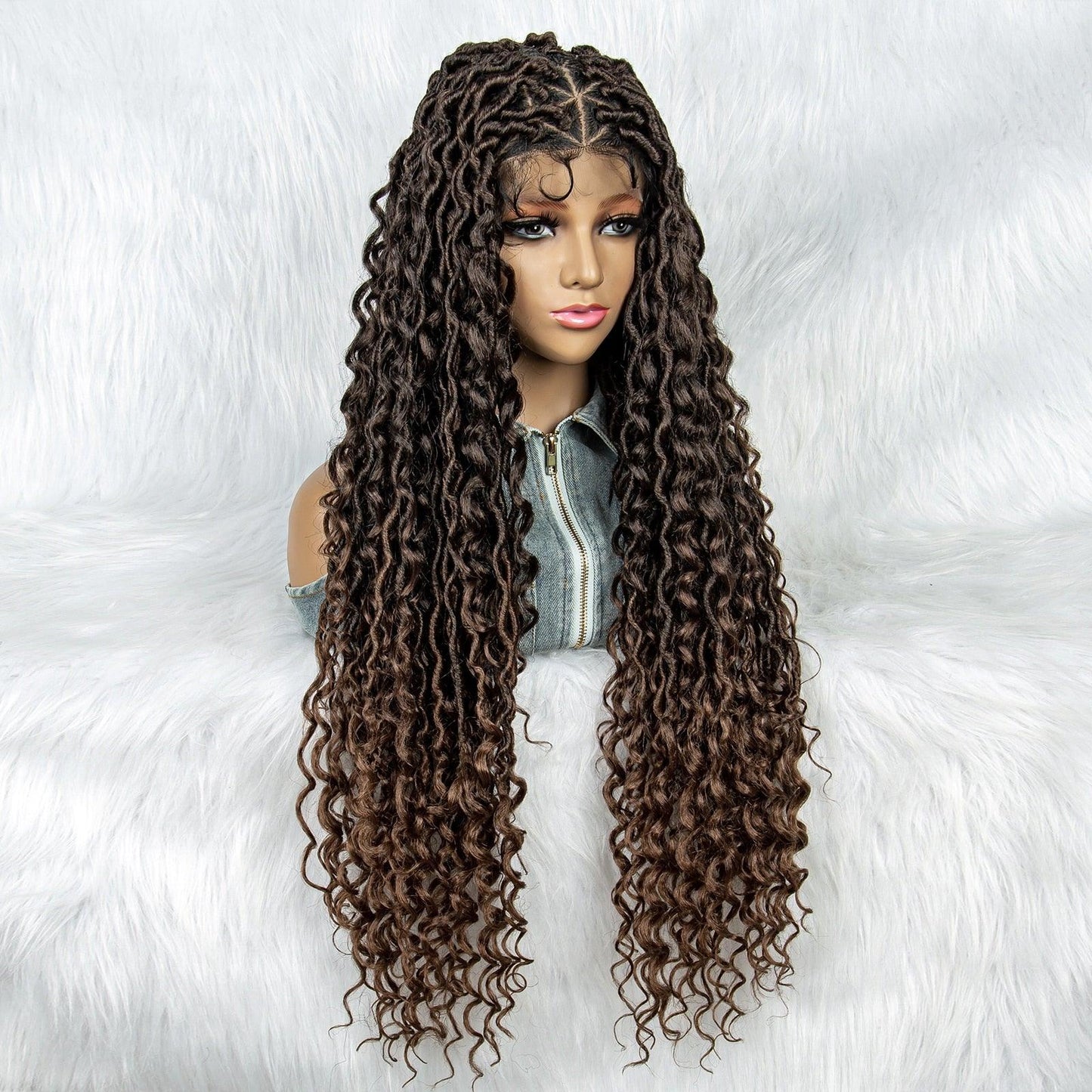 Box Wig Braid Synthetic Full Lace Wigs - Supreme Lush Hair