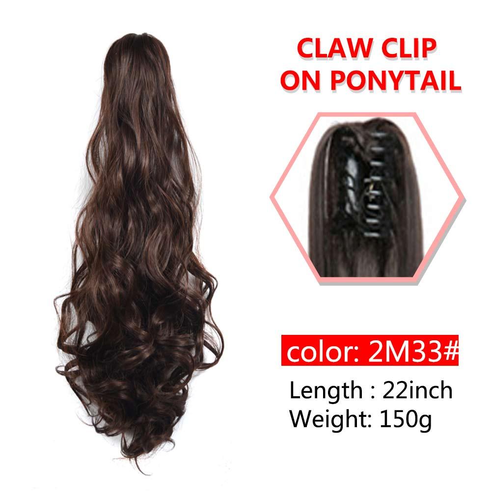 Wavy Claw Clip On Ponytail Hair Extension Hairpiece - Supreme Lush Hair
