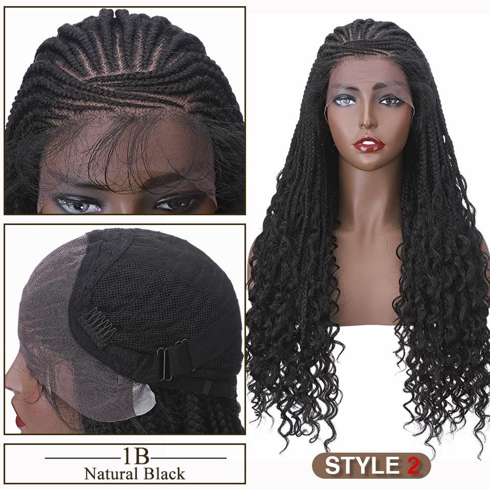 Cornrow Braids Lace Wig - Supreme Lush Hair