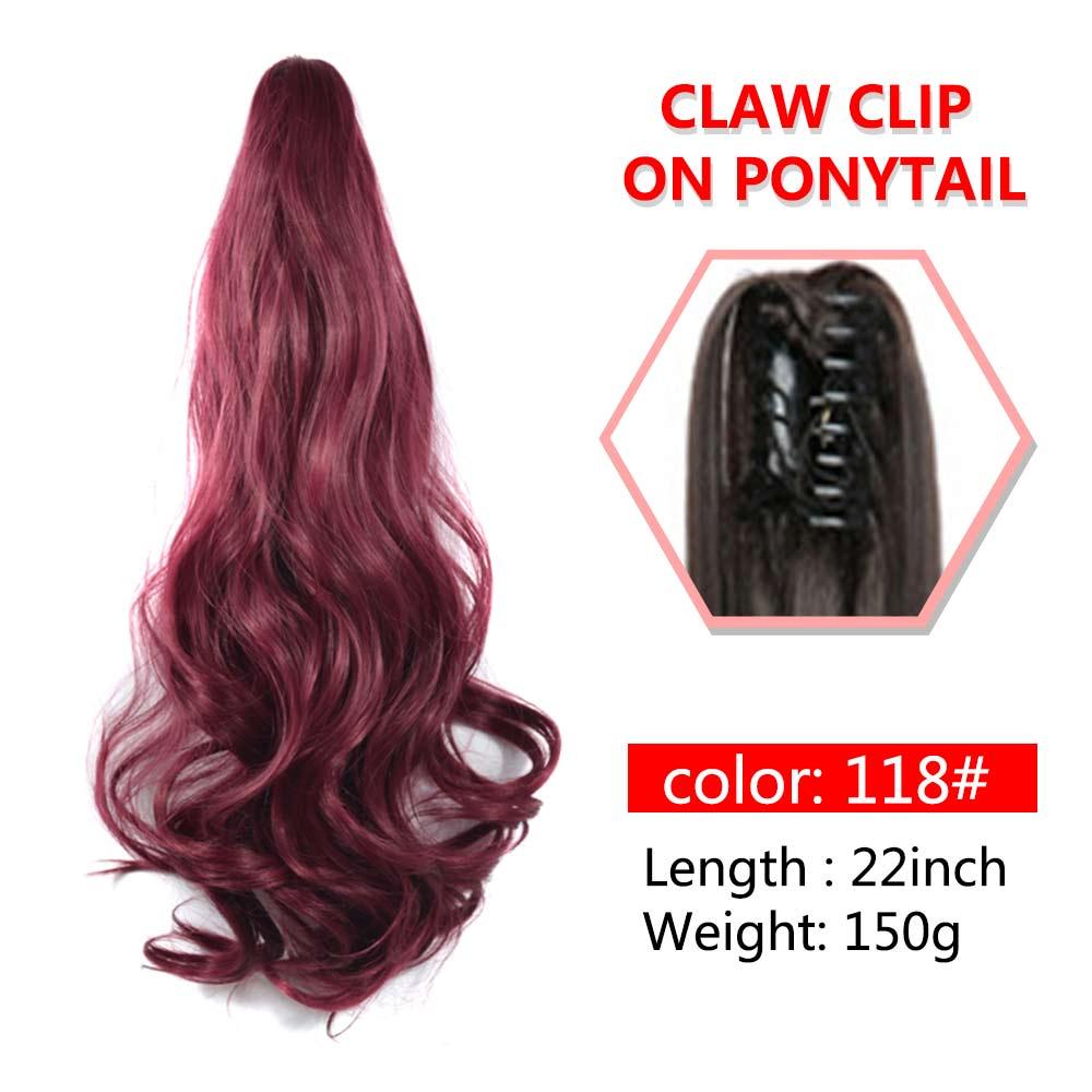 Wavy Claw Clip On Ponytail Hair Extension Hairpiece - Supreme Lush Hair