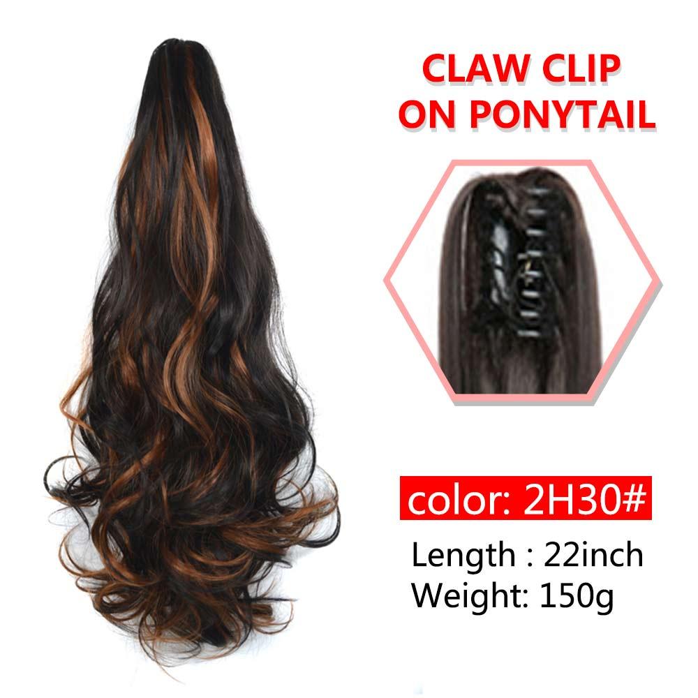 Wavy Claw Clip On Ponytail Hair Extension Hairpiece - Supreme Lush Hair