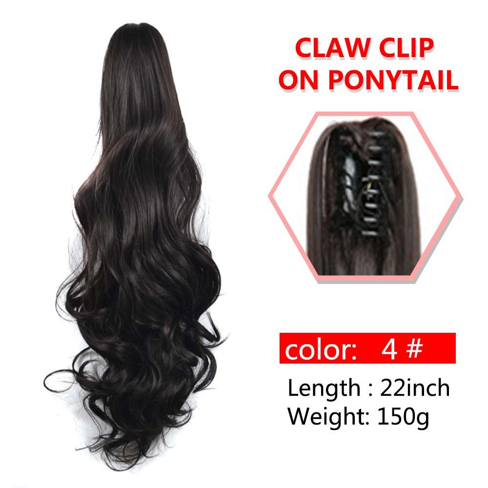 Wavy Claw Clip On Ponytail Hair Extension Hairpiece - Supreme Lush Hair