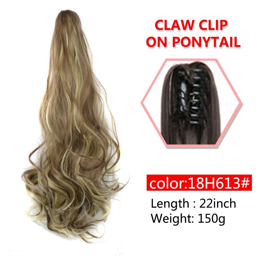Wavy Claw Clip On Ponytail Hair Extension Hairpiece - Supreme Lush Hair