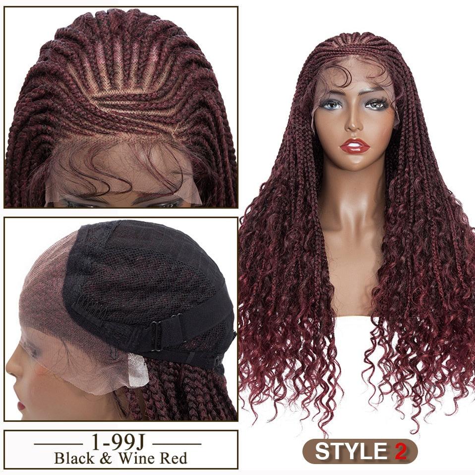 Cornrow Braids Lace Wig - Supreme Lush Hair