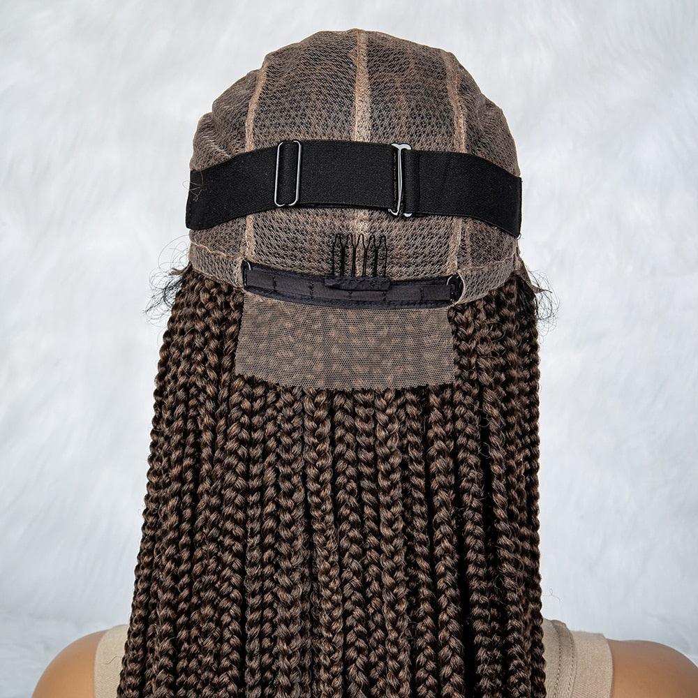 Lace Front Wig Knotless Synthetic Box Braids Wig - Supreme Lush Hair