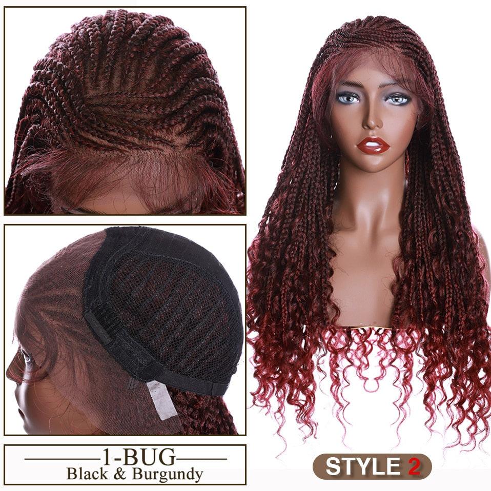 Cornrow Braids Lace Wig - Supreme Lush Hair