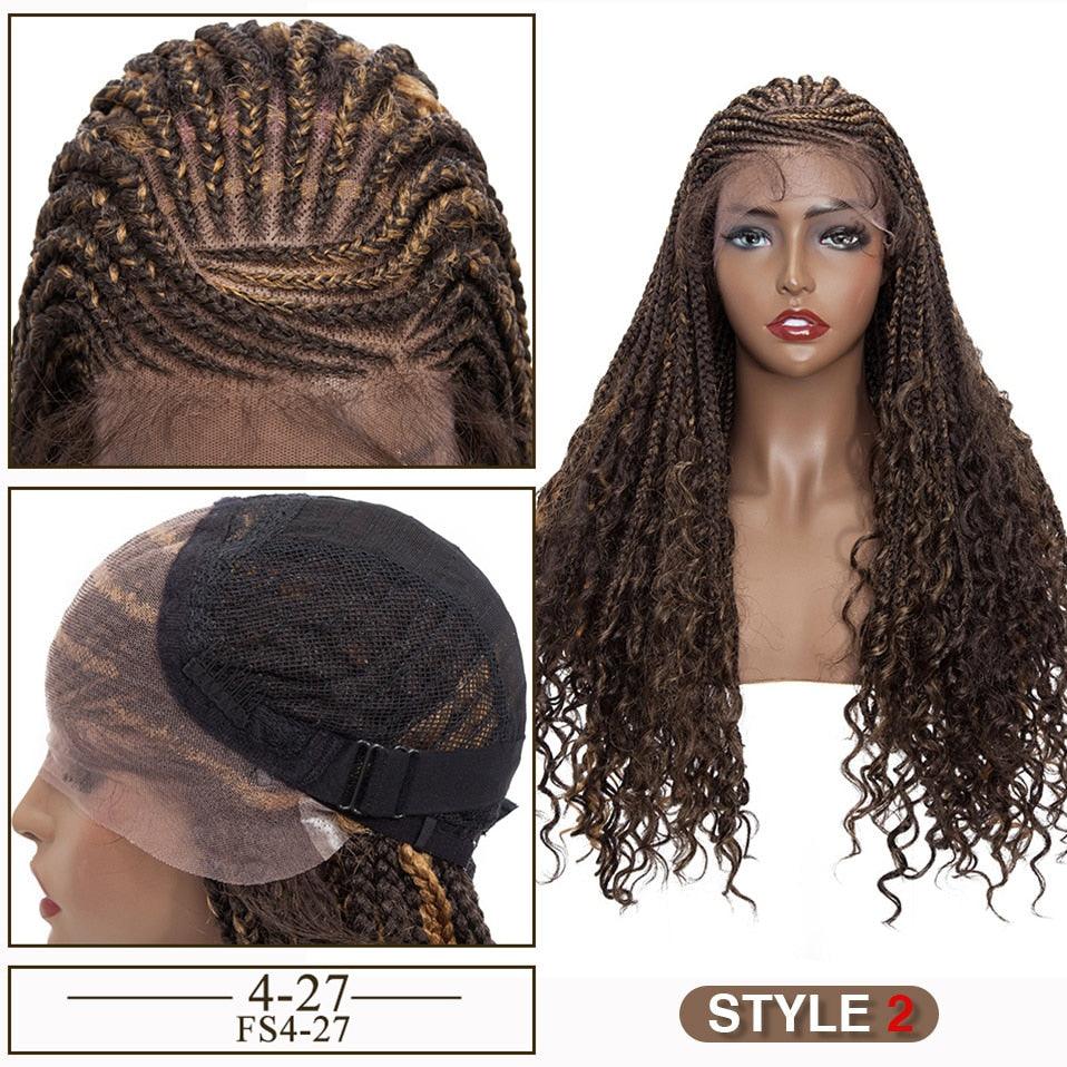 Cornrow Braids Lace Wig - Supreme Lush Hair