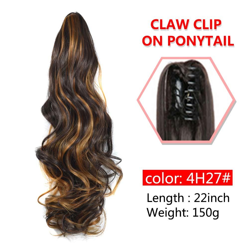 Wavy Claw Clip On Ponytail Hair Extension Hairpiece - Supreme Lush Hair