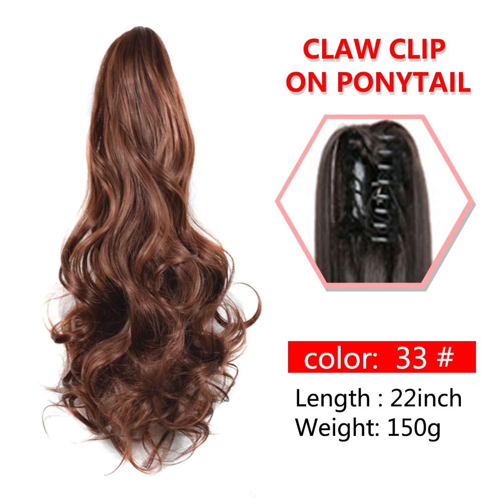 Wavy Claw Clip On Ponytail Hair Extension Hairpiece - Supreme Lush Hair