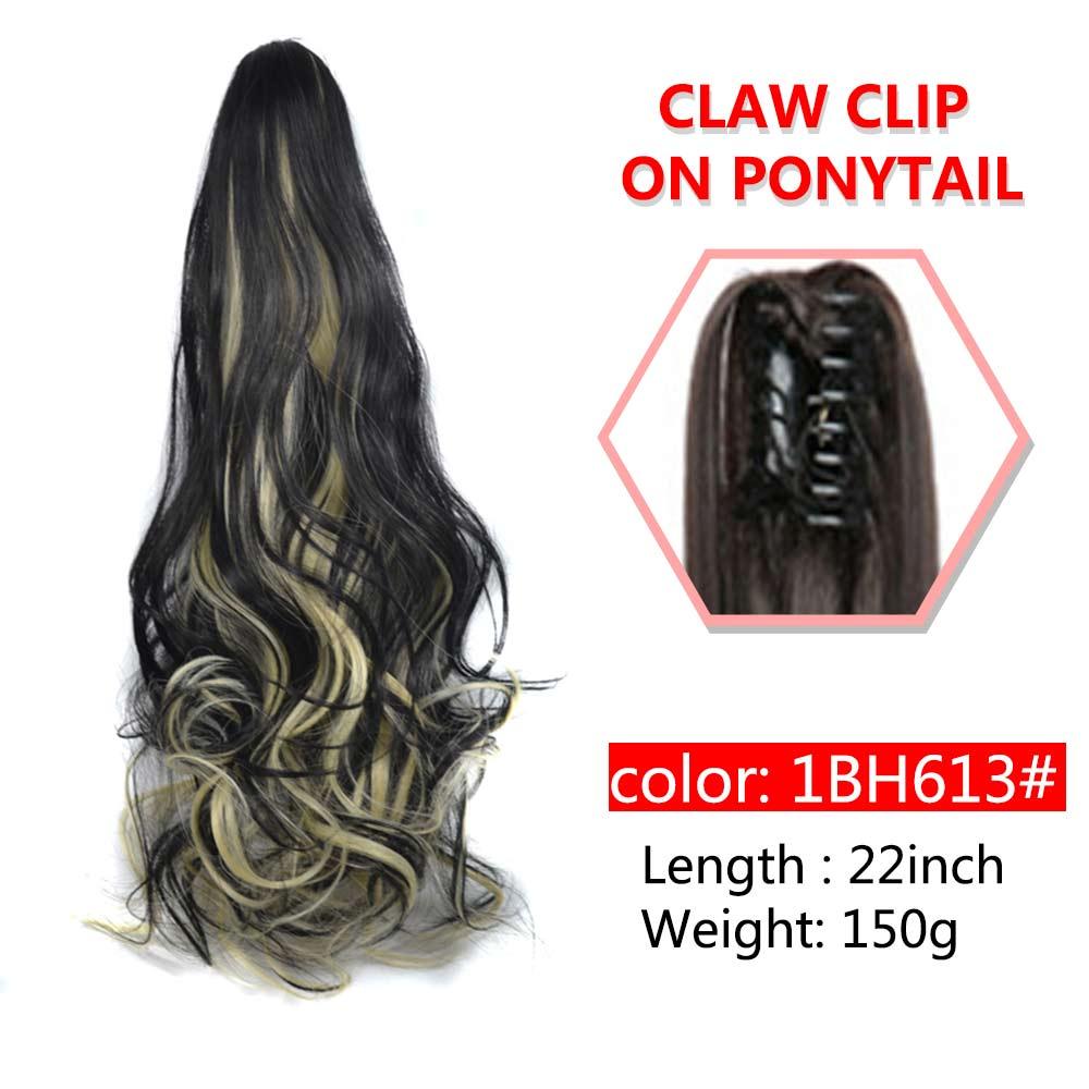 Wavy Claw Clip On Ponytail Hair Extension Hairpiece - Supreme Lush Hair