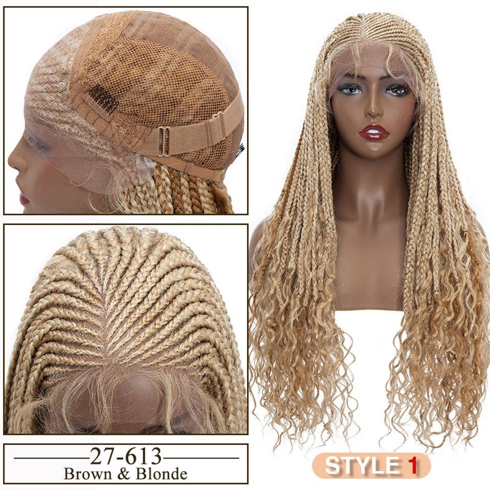 Cornrow Braids Lace Wig - Supreme Lush Hair