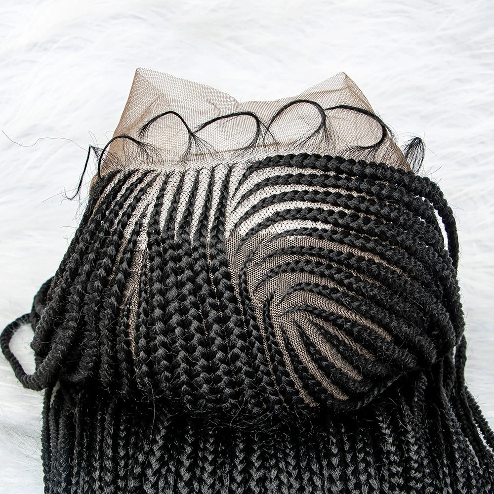 Synthetic Lace Front Knotless Box Braids - Supreme Lush Hair