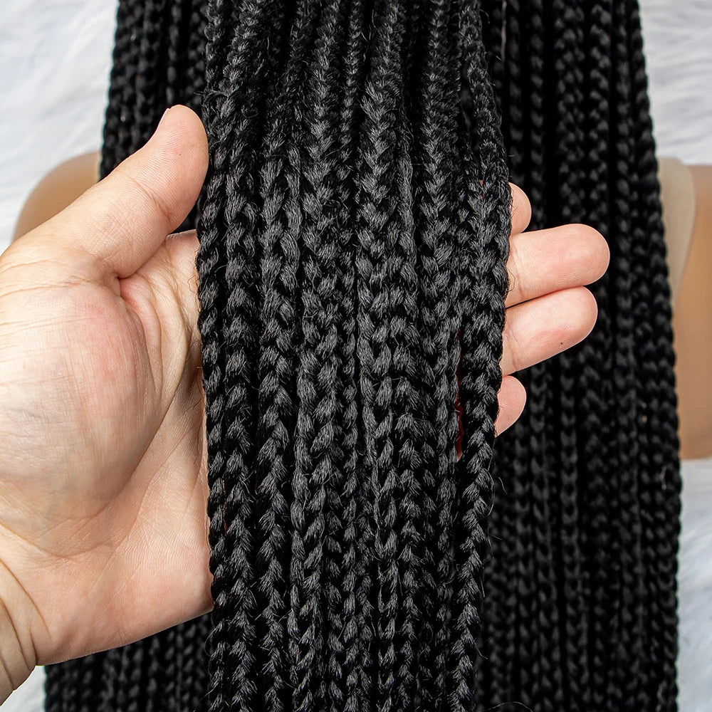 Synthetic Lace Front Knotless Box Braids - Supreme Lush Hair