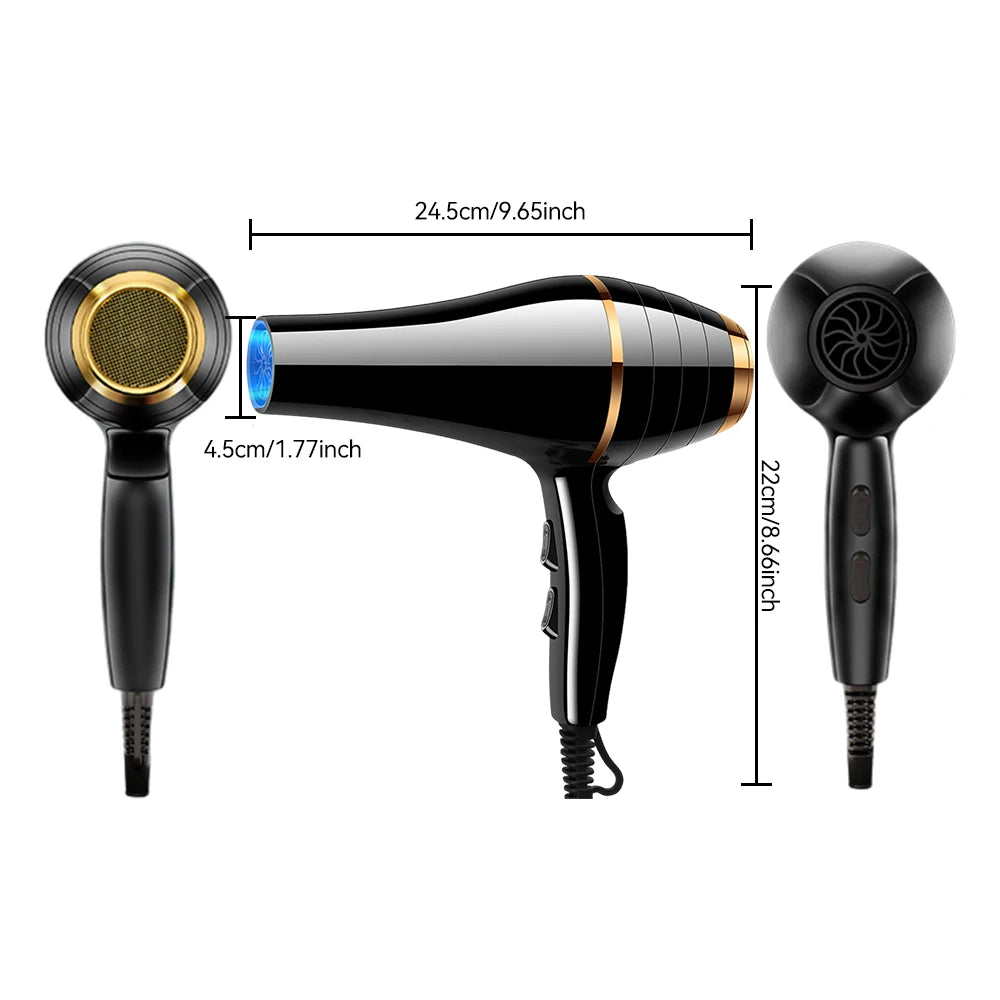 Professional Hair Dryer 1800W Powerful Quick Dry