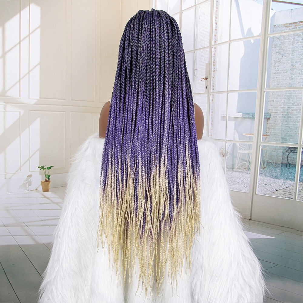 Synthetic 9x6 Lace Frontal Braided Wigs - Supreme Lush Hair