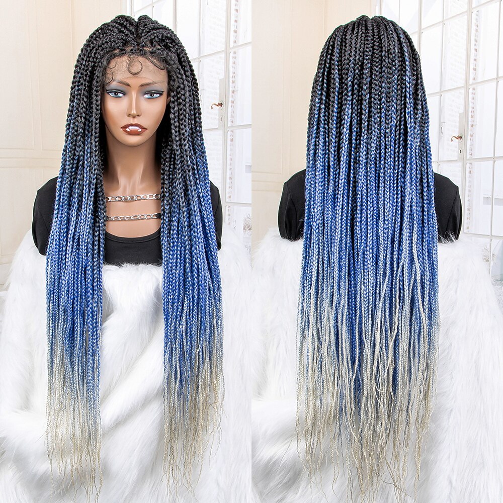 Synthetic 9x6 Lace Frontal Braided Wigs - Supreme Lush Hair