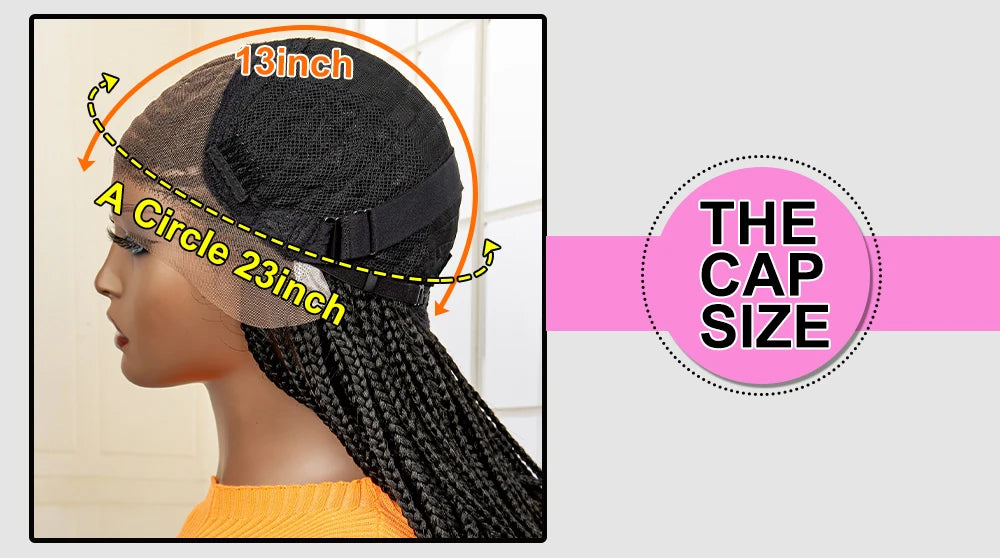 16 Inches Short Afro Bob Cornrow Braids Synthetic 13x4 Lace Frontal Natural Colour