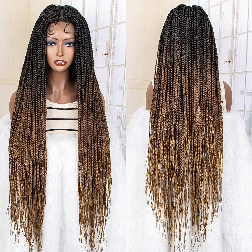Synthetic 9x6 Lace Frontal Braided Wigs - Supreme Lush Hair